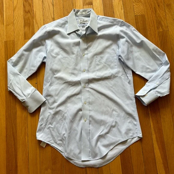 sears dress shirts Vintage 80's Sears Perma-Prest Button Up Shirt CobbleStore Vintage
